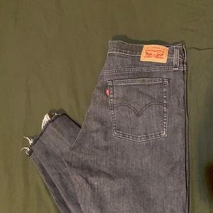 Black Levi's Wedgie Fit Jeans
